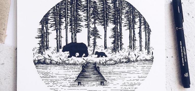 Stippling Nature Art