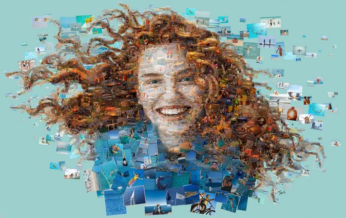 Awesome-Digital-Mosaic-Illustration