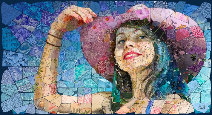 Awesome Digital Mosaic Illustration