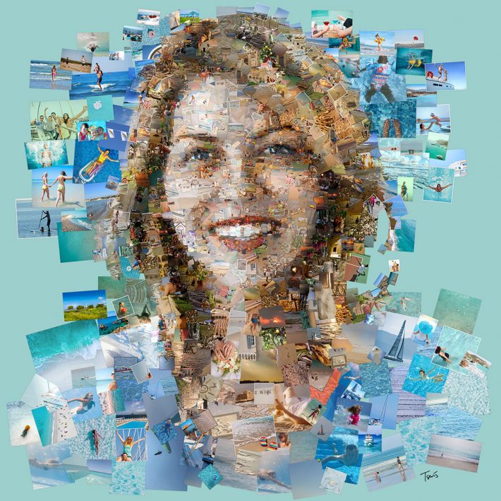 Awesome Digital Mosaic Illustration