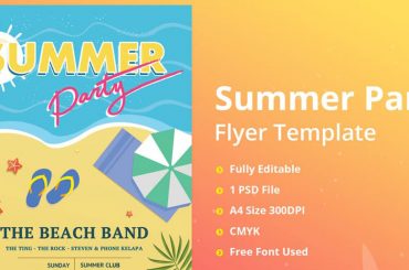 Best Summer Party Flyers for Advertising