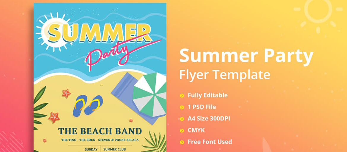 Best Summer Party Flyers for Advertising