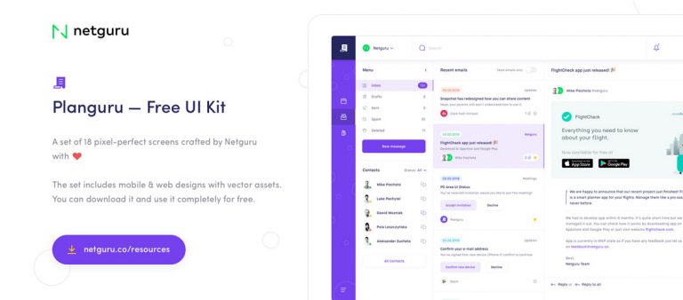 Planguru UI Kit Freebie for Event and Planning Apps