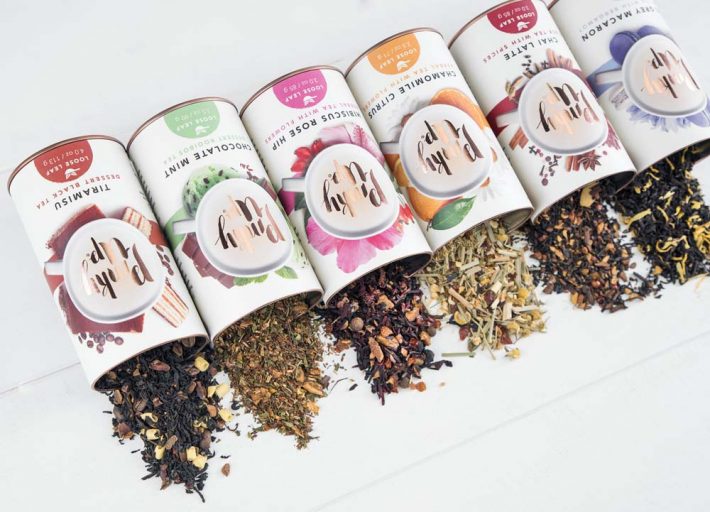 Pinky Up Tea Packaging Design
