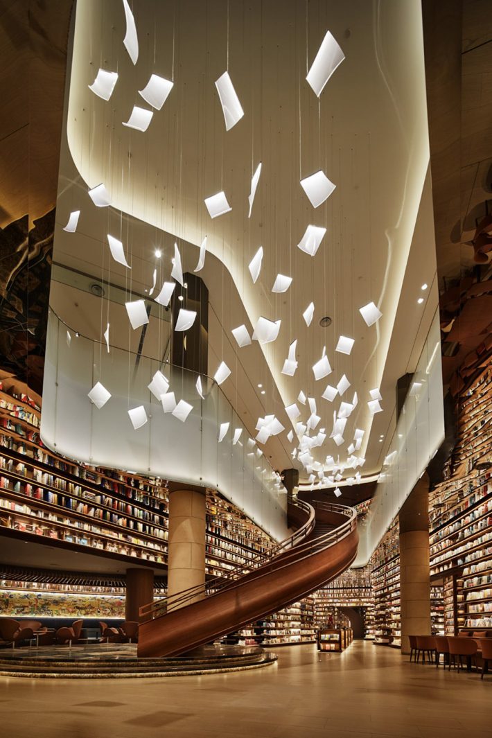 Chandeliers Look Like Paper Sheets