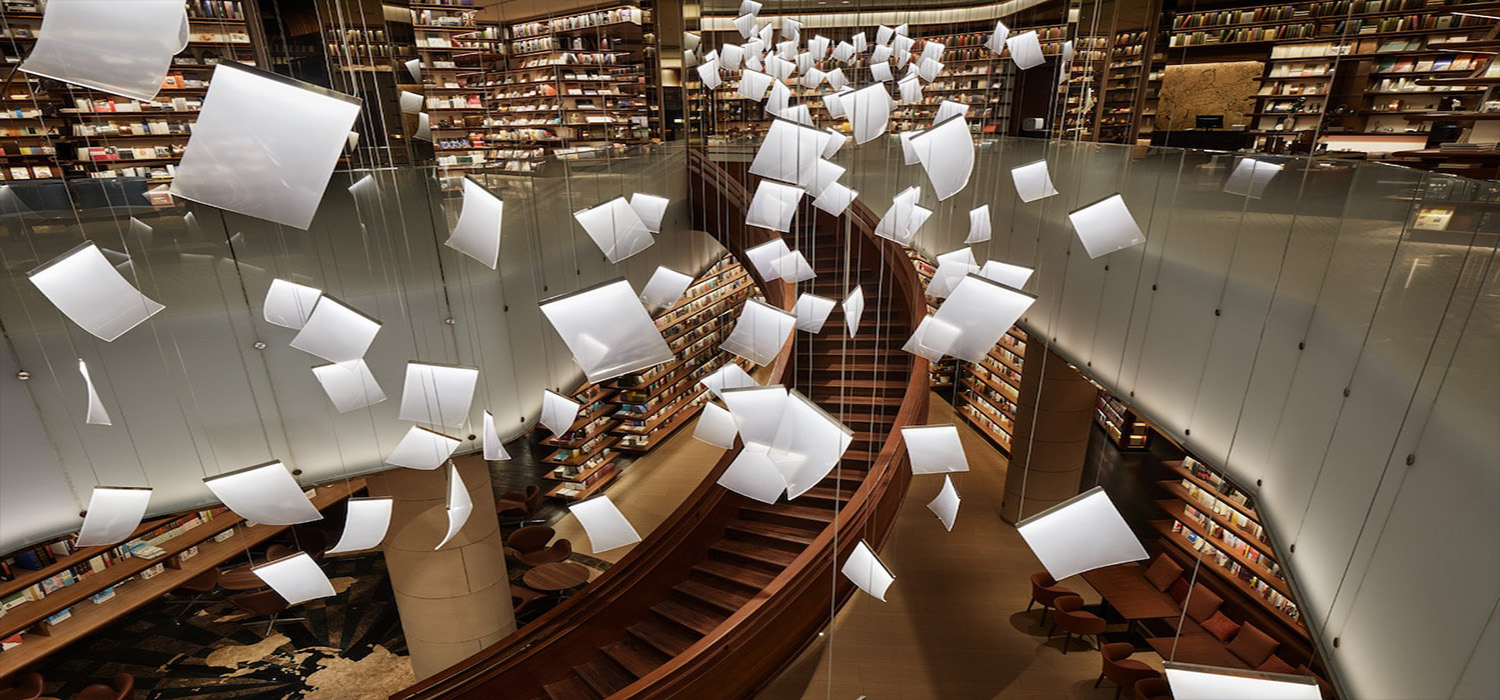 Chandeliers Look Like Paper Sheets