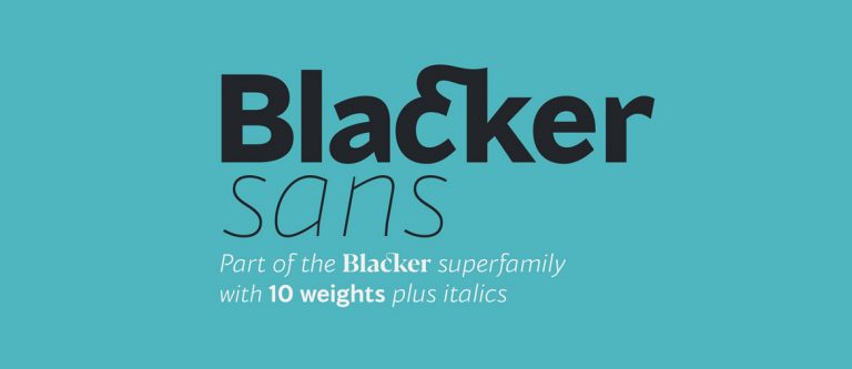 Blacker Sans