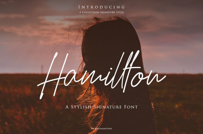 Hamillton Signature font 