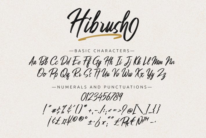 Hibrush Font