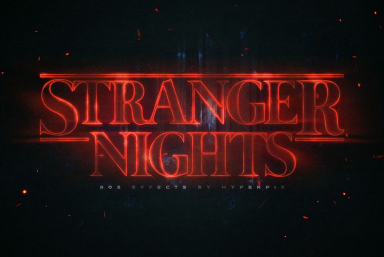 Stranger Things Text Effect
