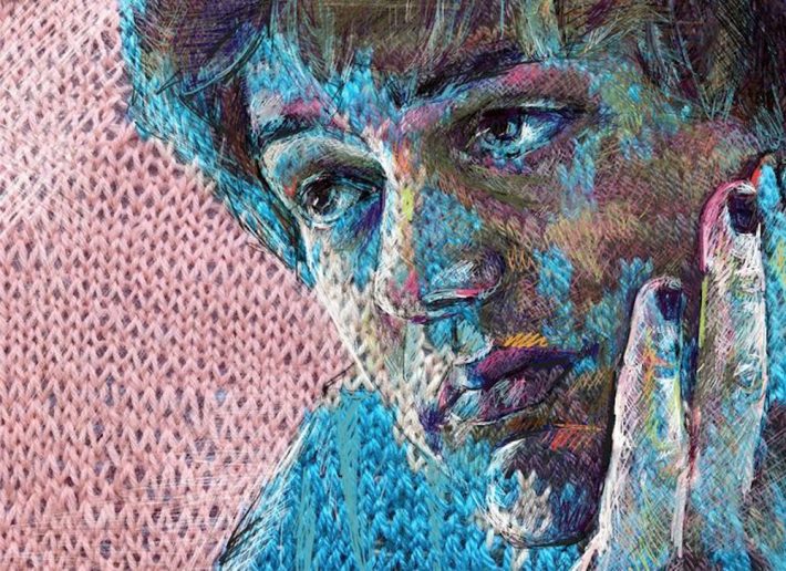 Amazing Knitting Portraits