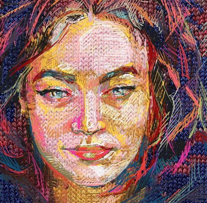 Amazing Knitting Portraits