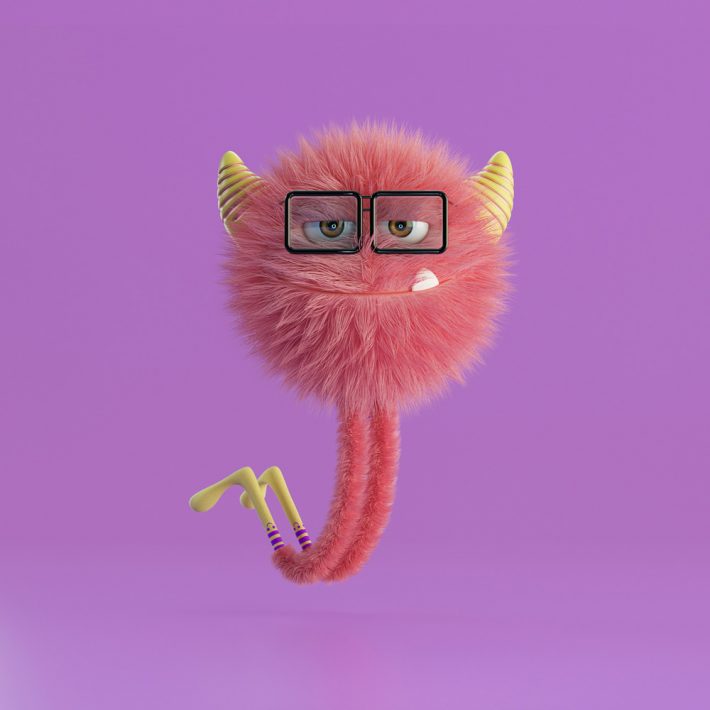 Furry Monsters Character Designs
