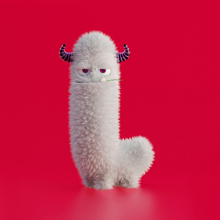 furry monsters character designs