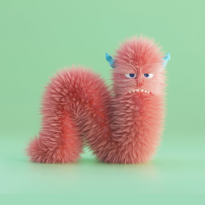 Furry Monsters Character Designs