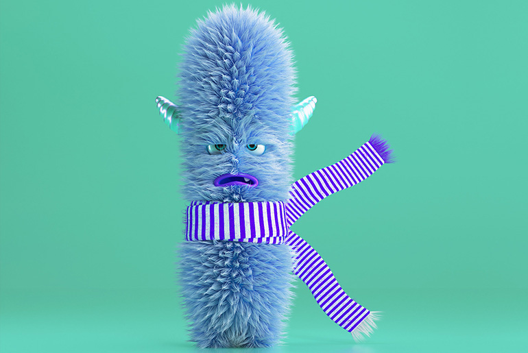 Furry Monsters Character Designs
