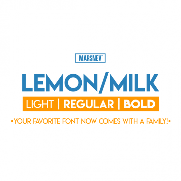 Lemon Milk Font Thumbnail