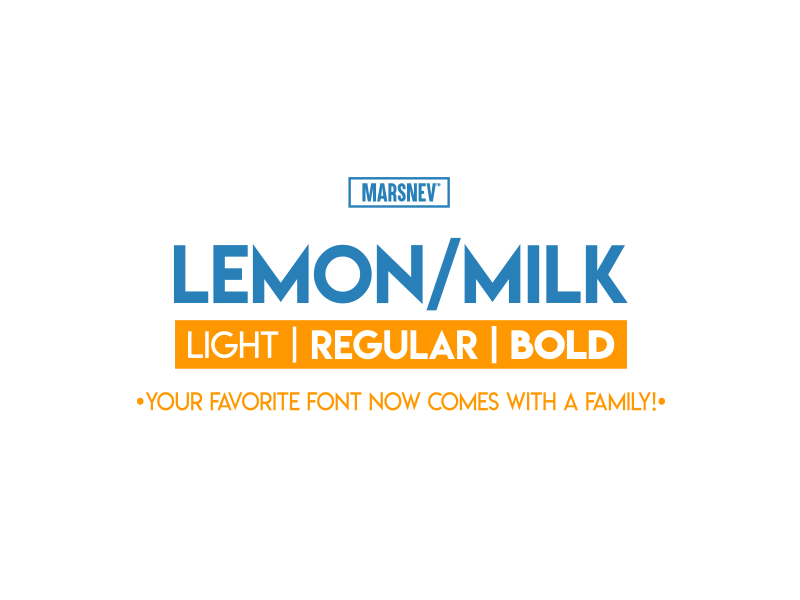 Lemon Milk Font Thumbnail