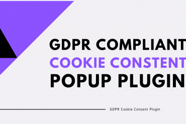 jQuery GDPR Compliant Cookie Consent Popup Plugin
