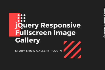 jQuery Responsive Full screen Image Gallery-Story Show Gallery Plugin