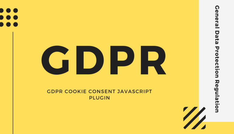 GDPR Cookie Consent JavaScript Plugin 01