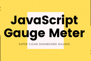 Animated Clean JavaScript Gauge Meter Plugin