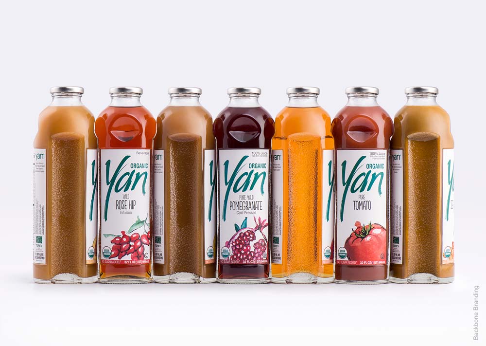 YAN Juice Bottle Packaging Design