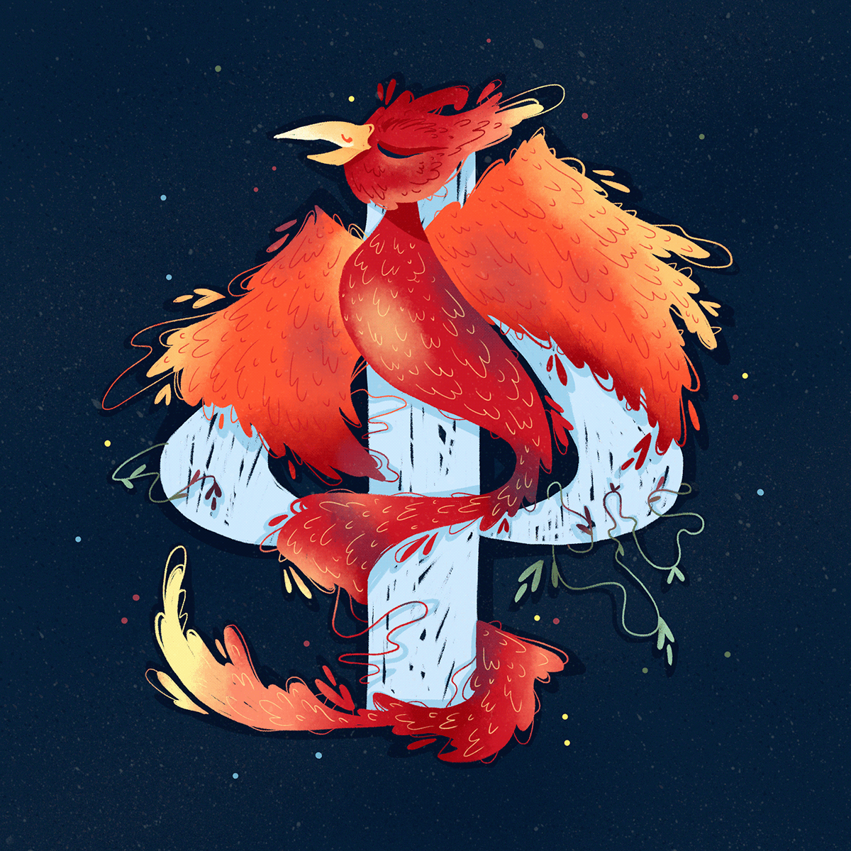 Russian Alphabet of Mystical Creatures