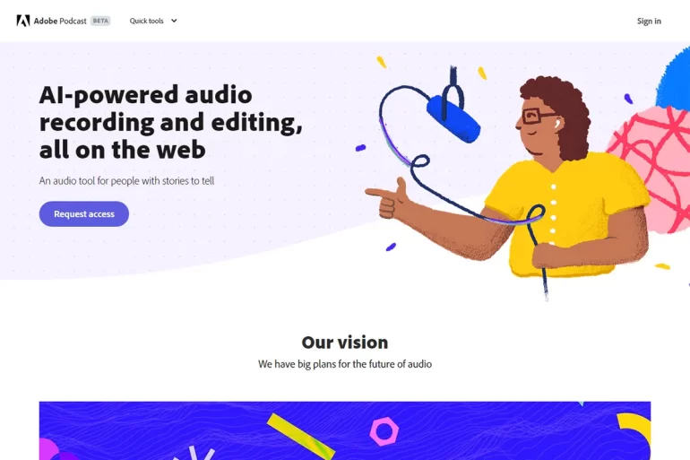 Adobe Podcast AI