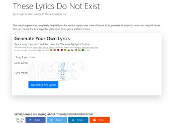 Artificial Intelligence Songwriter
