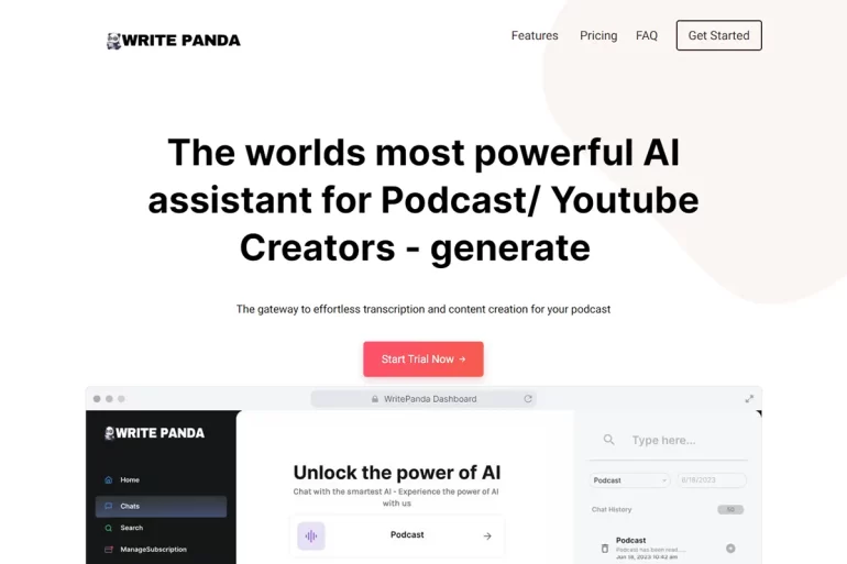 write panda ai