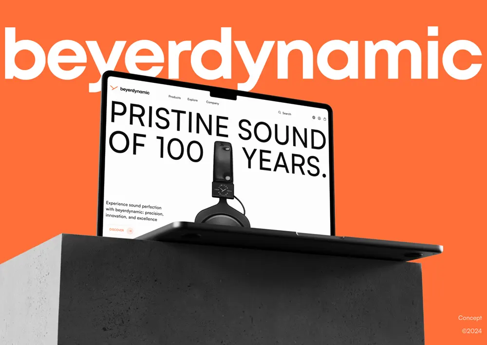 Beyerdynamic redesign concept showcasing modern headphone design