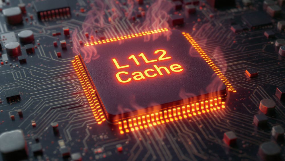CPU Cache optimization visual for high-performance computing.