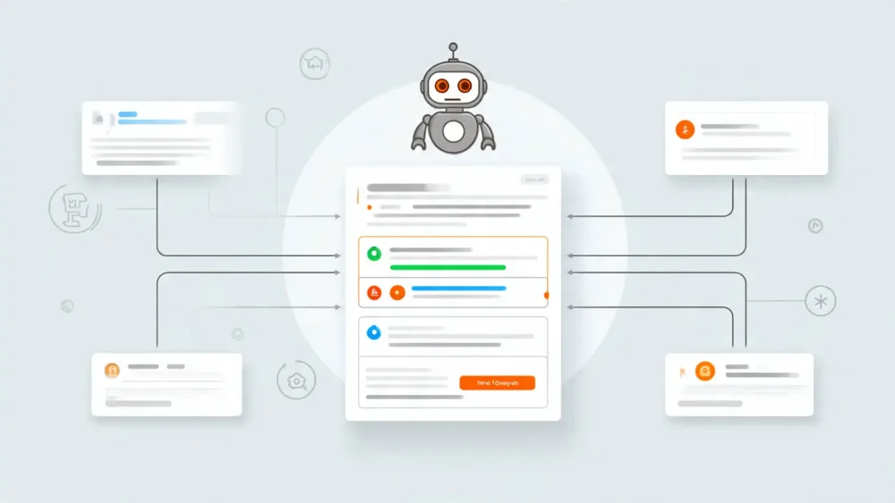 Zapier Central interface showing natural language commands controlling an AI agent.