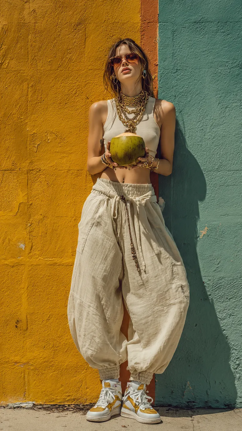Puerto Rico fashion trends 2026 showing Caribbean streetwear and gold jewelry.