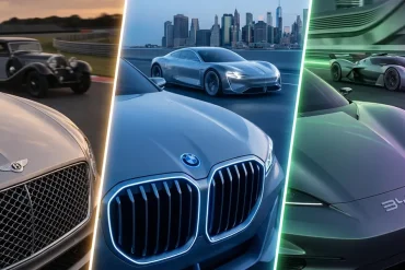 Car Brands Starting With B - 2026 Bentley, BMW EV, BYD supercar.photorealistic