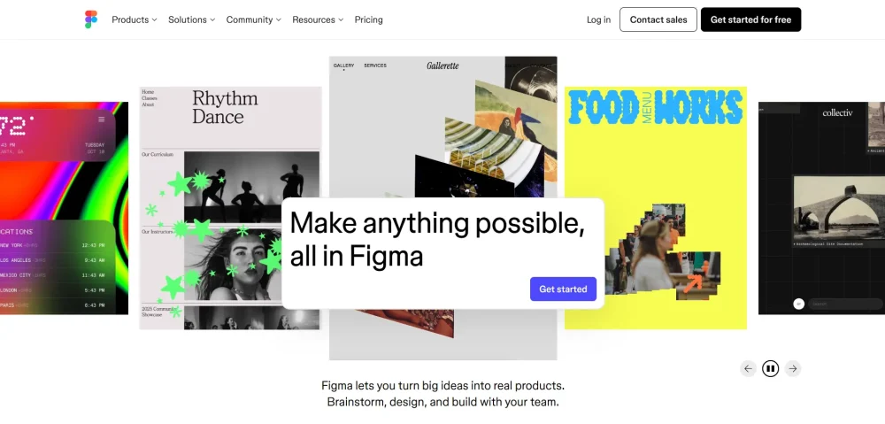 Figma neobrutalist branding.