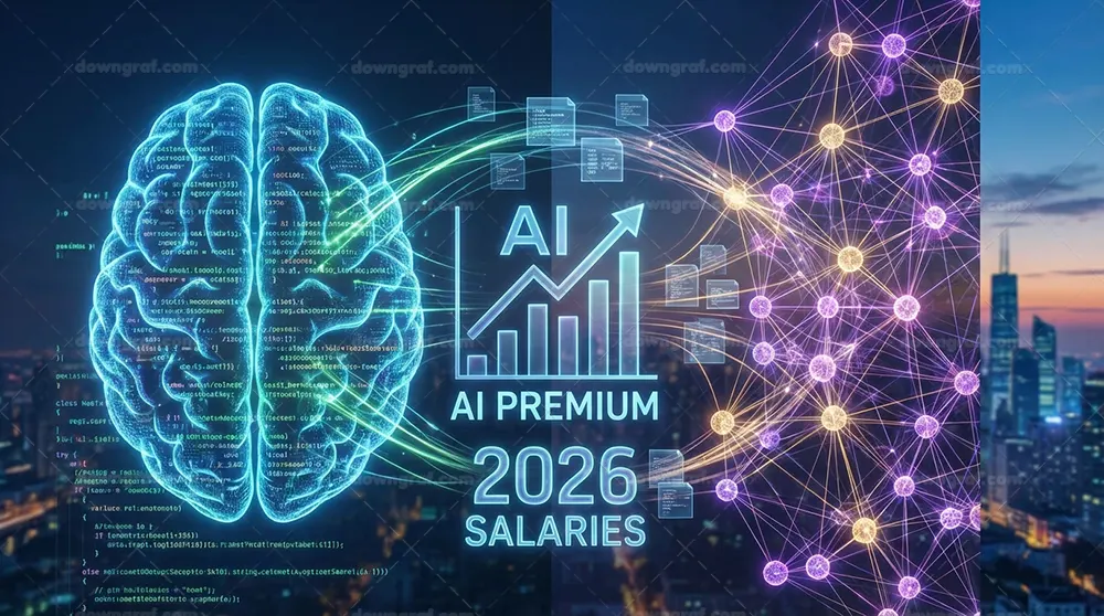 Human coding skills merging with AI boost salaries.