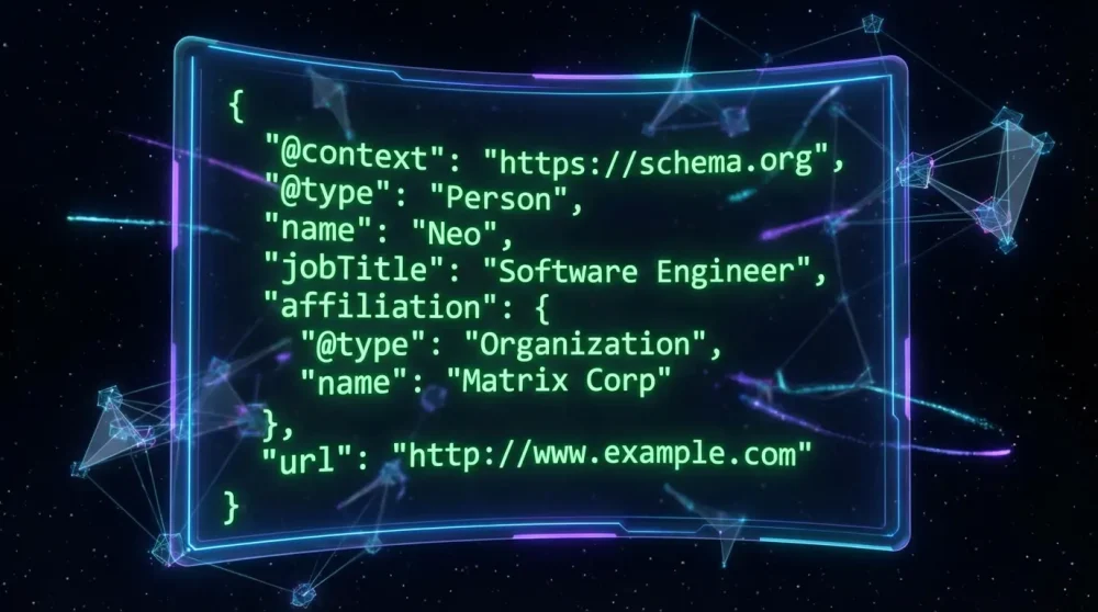 Writing advanced JSON-LD schema for AI agent permissions.
