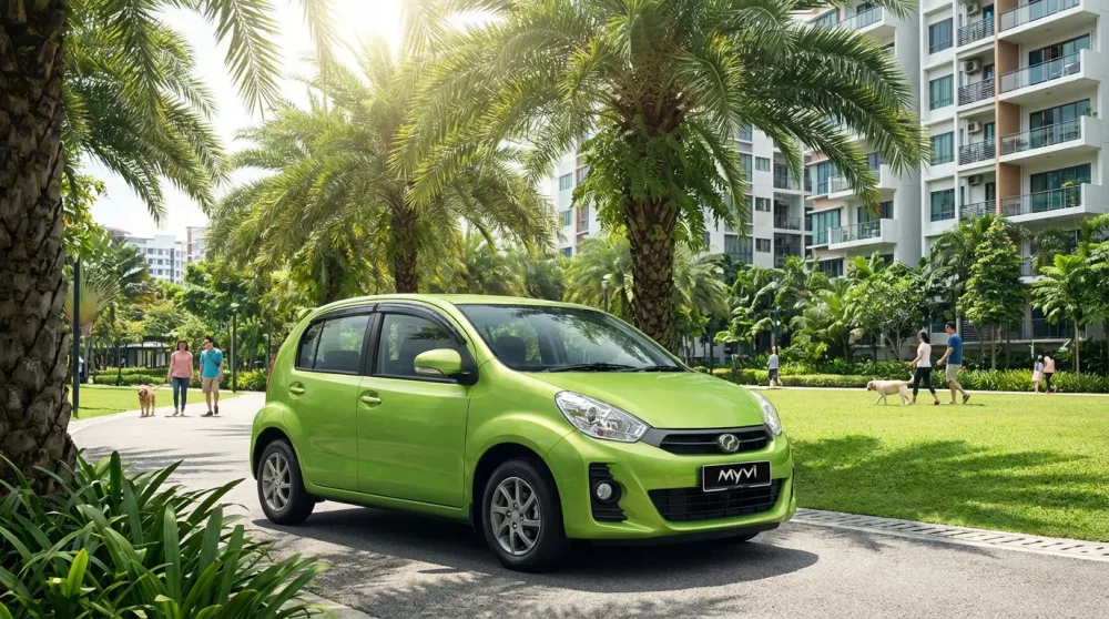 Perodua Myvi compact hatchback