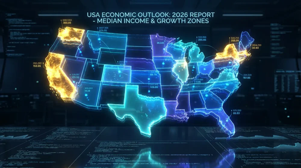 Map showing the highest paying states for pharmacy techs in 2026.